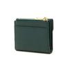 Daks Misty Flower Green Leather Check Flower Decoration Wallet Dcwa3e307e2