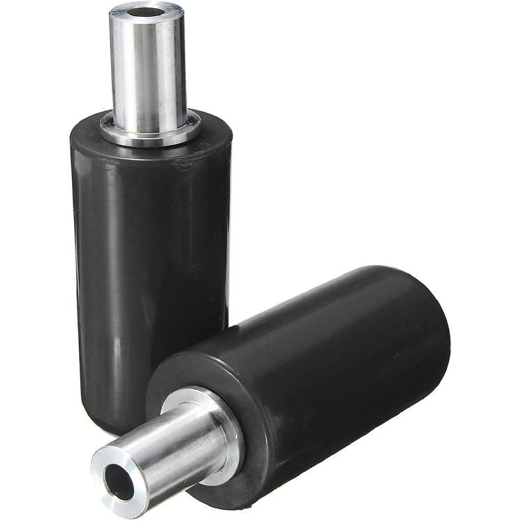 Frame slider,10mm universal Large motorcycle frame slider crash protection For Yamaha Suzuki Honda(2ps) (Black)