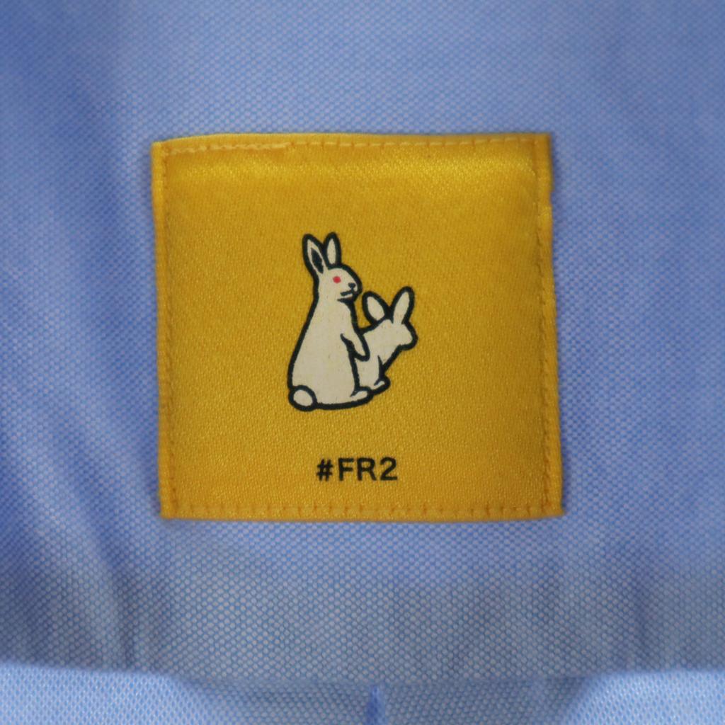 FR2 Long sleeve Oxford Button down shirt S Purple blue Men's Used