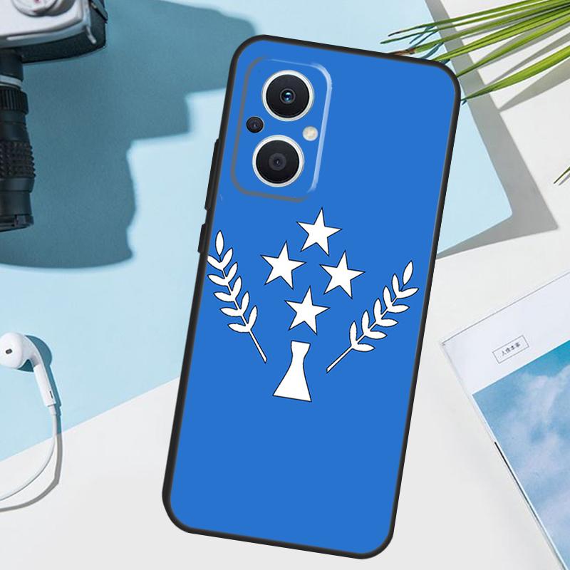Kosrae Flag Cover For OPPO Reno 7 8 Lite 10 12 13 14 Pro 11 F 12F 13F 14F OPPO Find X8 X5 X6 X9 Pro Case