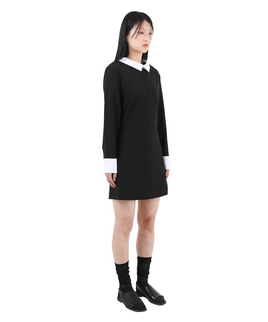 Catharsis Corset Collar Dress Black One Size