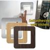 4PCS Modern Light Switch Sticker Acrylic Dustproof Switch Outlet Protective Cover Switch Wall Sticker For Living Room Home Decor