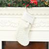 Cute Christmas Knitted Stockings Socks Candy Gift Party Favor Bag Tree Hanging Ornament Home Christmas Decoration