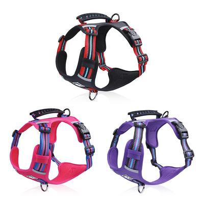 No-Pull H-Style Dog Harness for All Size Dogs - Breathable Adjustable Reflective Pet Vest Comfortable Outdoor Walking Gear