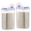 2PCS With Measuring Cup Rice Dispenser Pp Food Storage Barrel  Home Dry Food Storage