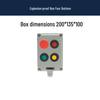 LA53 Explosion-Proof Emergency Stop & Self-Locking Control Switch Box (1H/2H/3H)