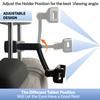 3-9.7 Inch Adjustable Car Rear Pillow Headrest Tablet Phone Mount Bracket for IPad Mini and Cell Phones Automobile Holder Stand
