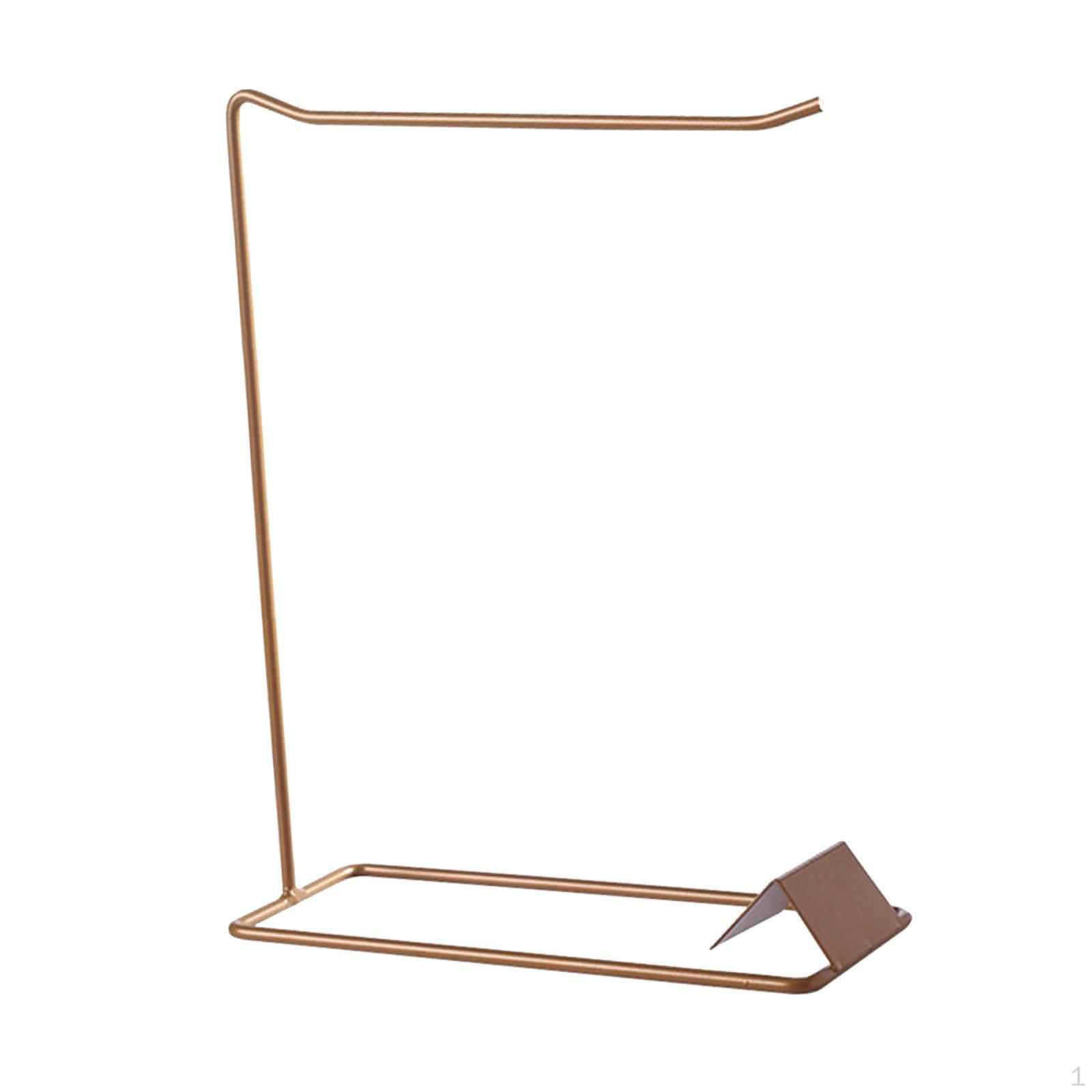 

Подставка для ювелирных изделий, органайзер для сережек, железная декоративная мода 1 Row Gold