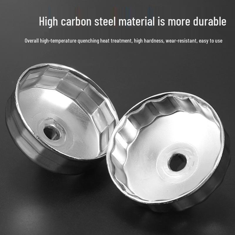 Cap-Style Oil Filter Wrench Tool for Easy Installation and Removal