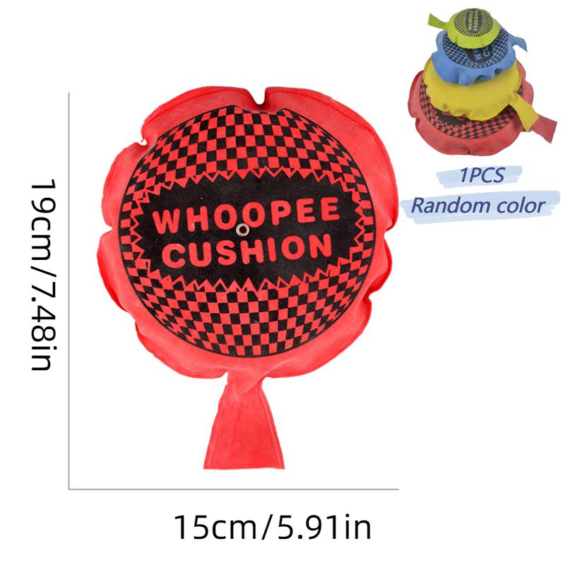 

Halloween Whoopee Rubber Cushion Kids Prank Toys April Fools Day Bag Farting 19*15cm/7.48*5.91in
