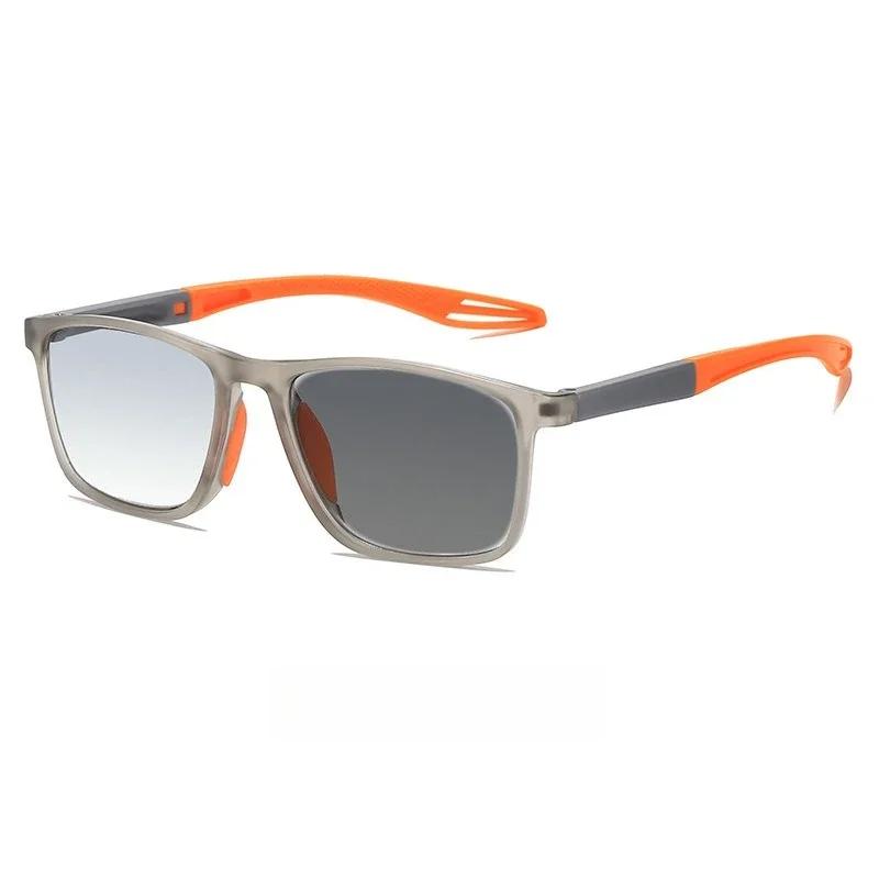 

New Fashion Photochromic Presbyopia Sunglasses 2-In-1 New Outdoor Color-Changing Lenses Anti-Blue Light Reading Glasses To +4.0 +3.0