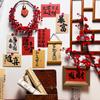 30 Sheets Traditional Creative Wall Poster Best Wishes Chinese New Year Supplies Chinese Wall Collage Kit Background DIY
