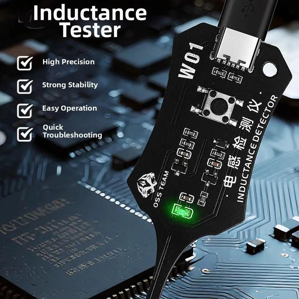 High Accuracy Motherboard Coil Tester Quick Investigation Professional Electromagnetic Induction Tester Strong Stability Type-C