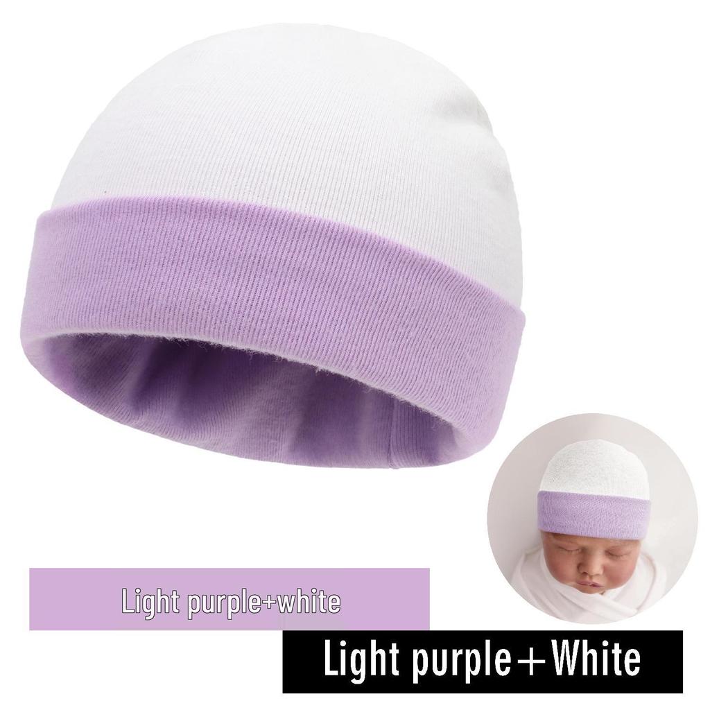 Matching Color Brushed Cap for Newborns: Spring, Autumn & Winter Styles, Double Size, 28 Colors