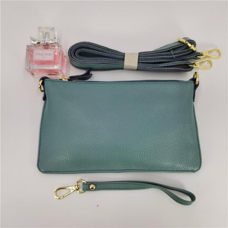 

First-layer Cowhide Hand-held Envelope Bag Women s Fashionable All-matching Ins Trendy Foreign Style Length 23 height 13CM