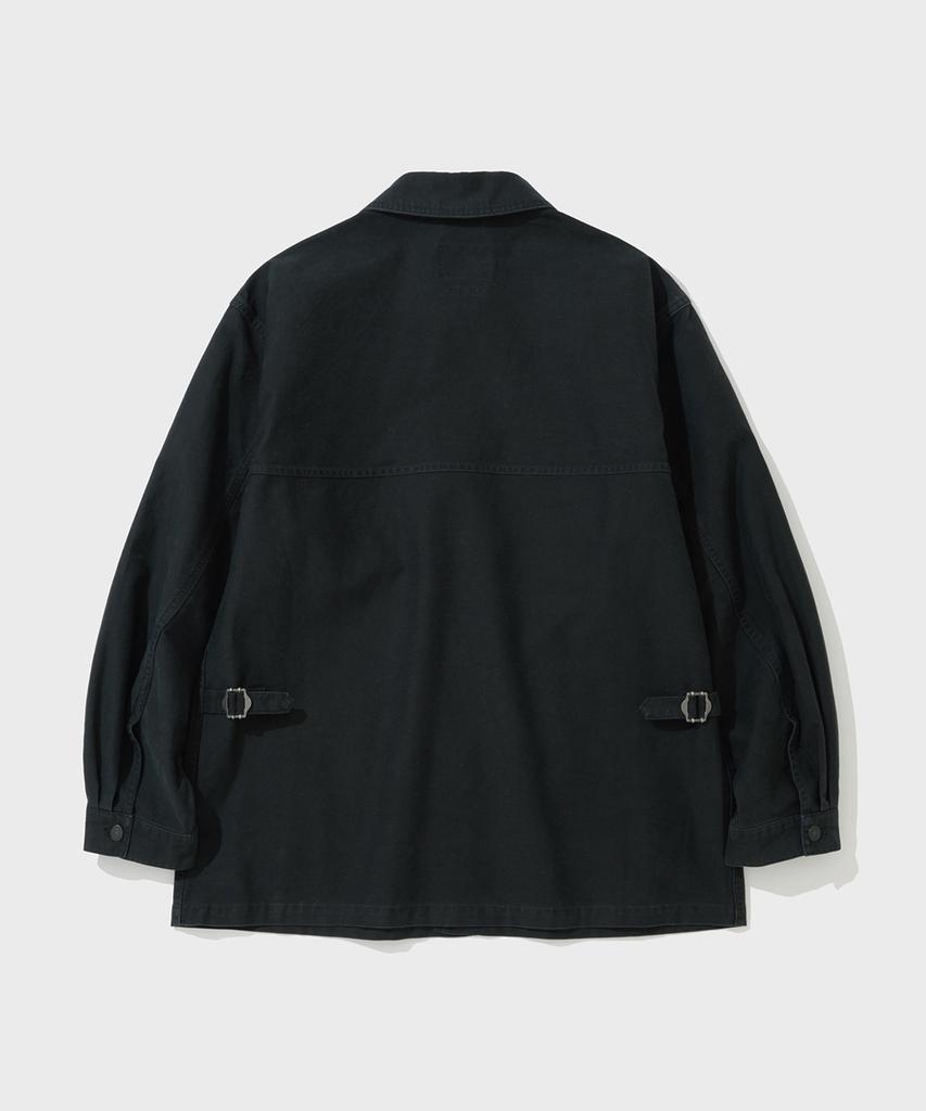 Shirter Oversized French Moleskin Jacket (Black)