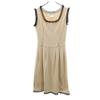 Rene No Sleeve Knit One Piece 36 Beige Women Used