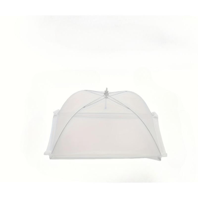 

1PC Mesh Food Cover, Mosquito and Fly-Proof Cover, Freshness-Preserving Lid with Ventilation and Foldable Design