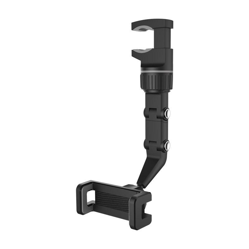 Car Rearview Mirror Foldable Phone Holder Mount 2025 with Universal Navigation Support