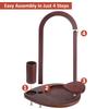 1pc Wooden Yarn Ball Holder with Storage Stand, Handcraft Wood Rack Organizer for Storing DIY Knitting Crochet Yarn and Supplies