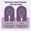 Wireless Electric Handheld Egg Mixer 3 Speed Settings Food Blender For Baking Cake Dough Cream Whisk