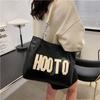 Versatile Street Style Tote Bag Casual Large Capacity Women's Shoulder School Bag