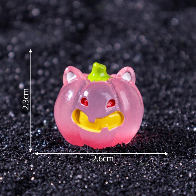 Luminous Halloween Clown Pumpkin Cute Particle Decorative Accessories Micro-landscape Desktop Small Ornaments