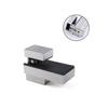 Bracket Wall Mount Frameless Brackets Glass Shelf Holder Glass Door Clamp Cabinet Door clip