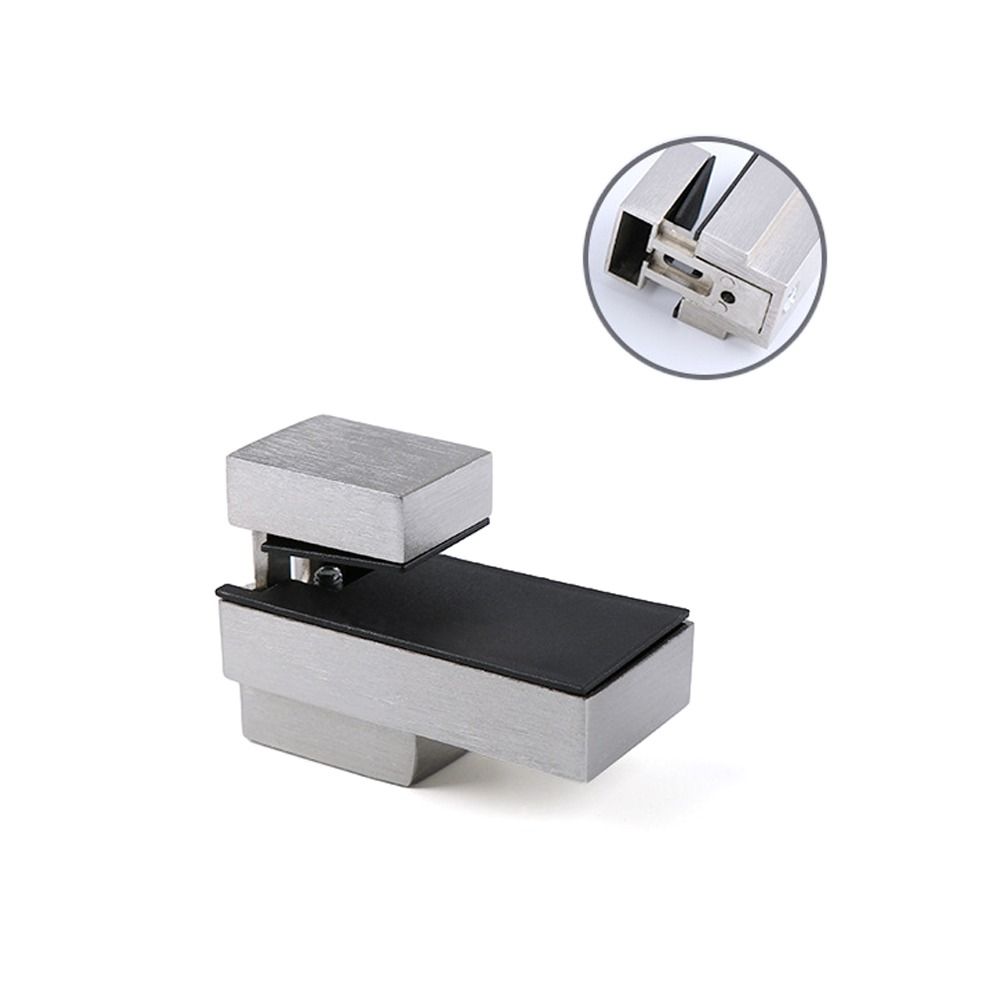 Bracket Wall Mount Frameless Brackets Glass Shelf Holder Glass Door Clamp Cabinet Door clip