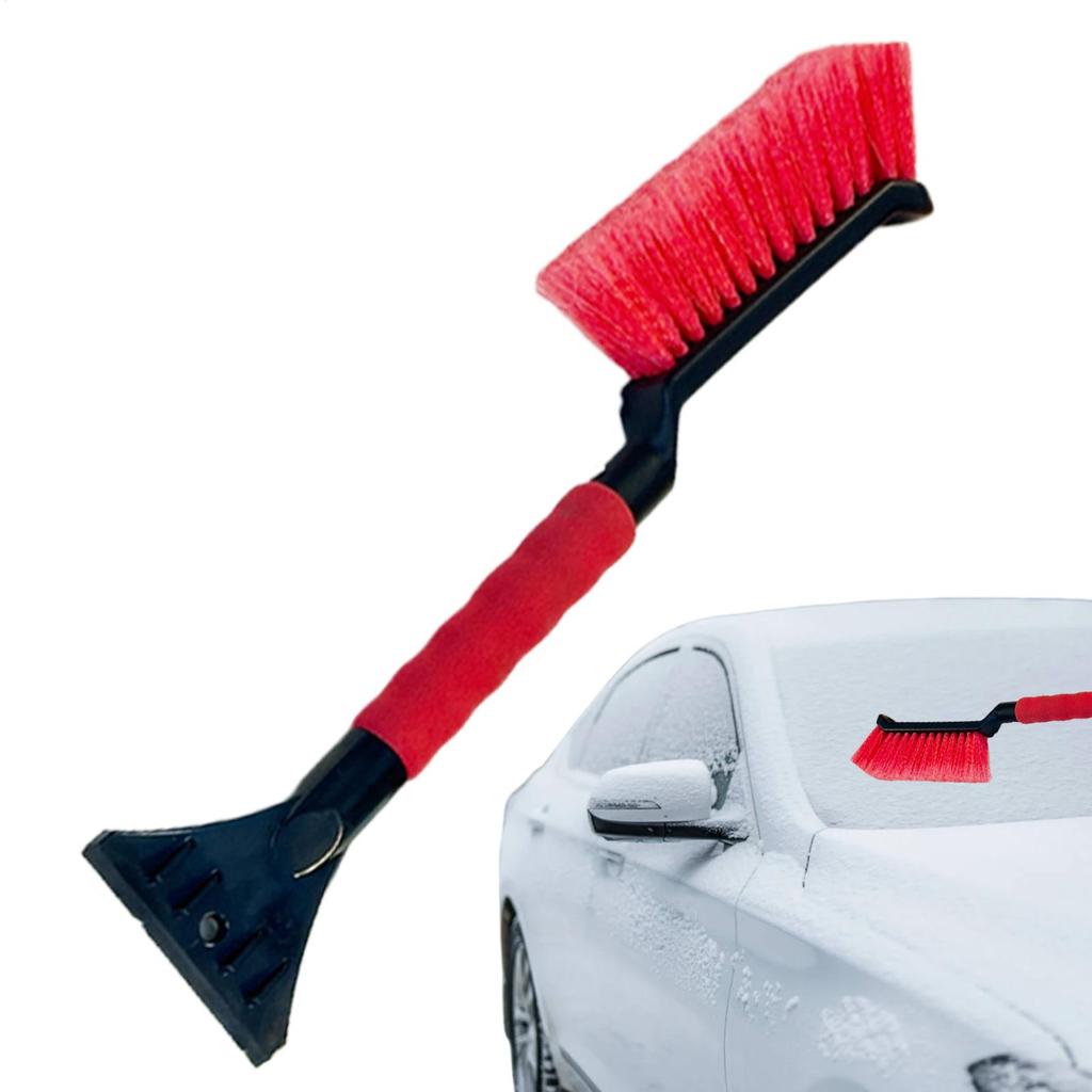 Winter Snow Brush and Ice Scraper Windshield Scraper for Ice  Snow Ergonomic Foam Grip Snow Cleaner for Car Window Ice Cleaning