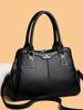 2025 New Women's Single Shoulder & Crossbody Soft Leather Handbag - Large Capacity