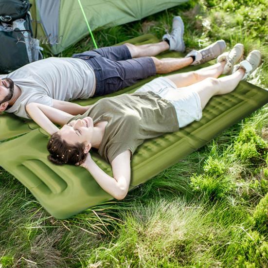 Självuppblåsande campingsovmatta Förtjockad luftmadrass Vattentät Ultralätt sovmatta Uppblåsbar madrass