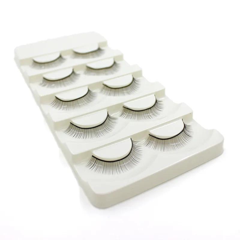 5 Pairs/box Individual Eyelashes Training Lashes for Eyelash Extension Practicing Teaching False Eyelashes