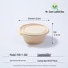 Compostable Round Disposable Food Containers