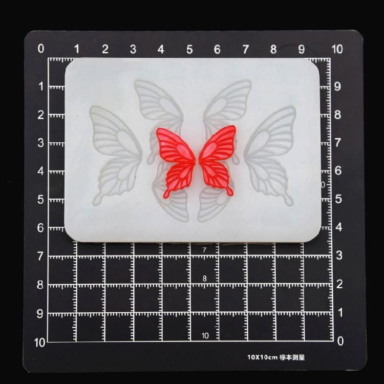 Flexible Silicone Mold Customized Butterfly Crafts Mould Jewelry Making Tool