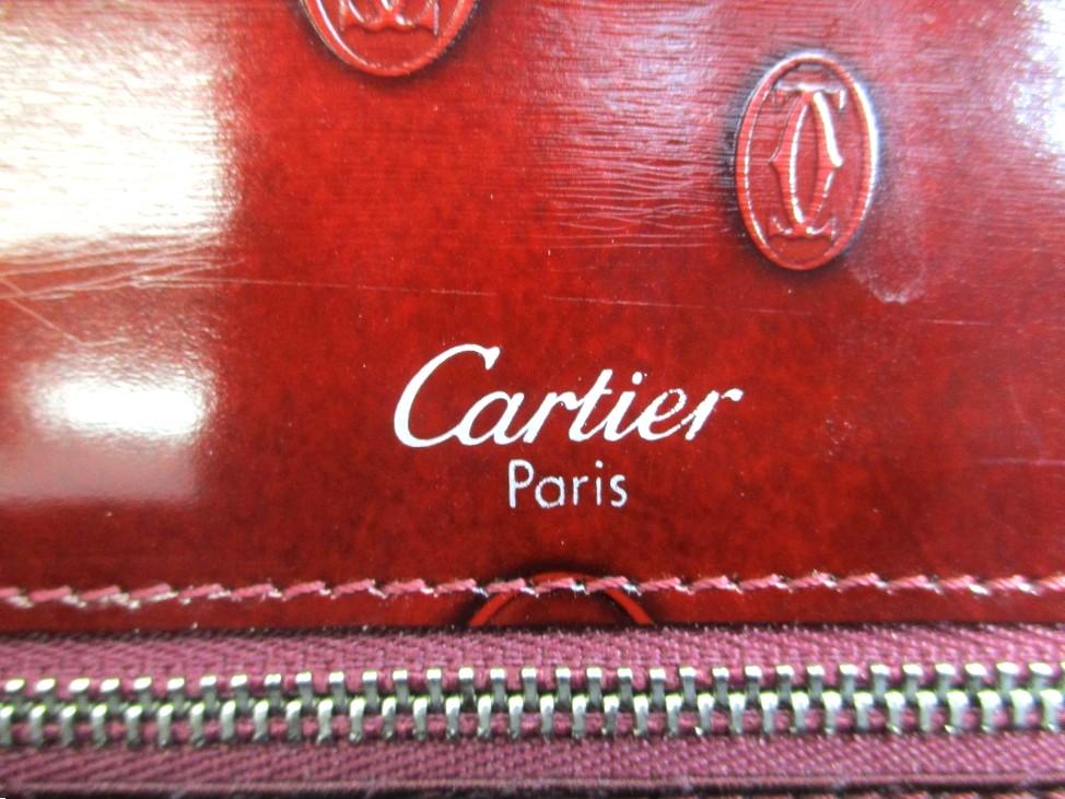 Authentic Cartier Leather Bordeaux Happy Birthday Hand Bag Purse #a881  Refurbished