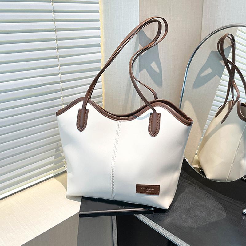 Retro Convertible Tote Bag Women's Spacious Shoulder Purse Vintage Work Commute Minimalist Casual Crossbody Handbag AVE