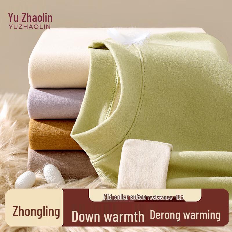 

Yuzhaolin Women s Half-High Collar Thermal Base Layer Set L