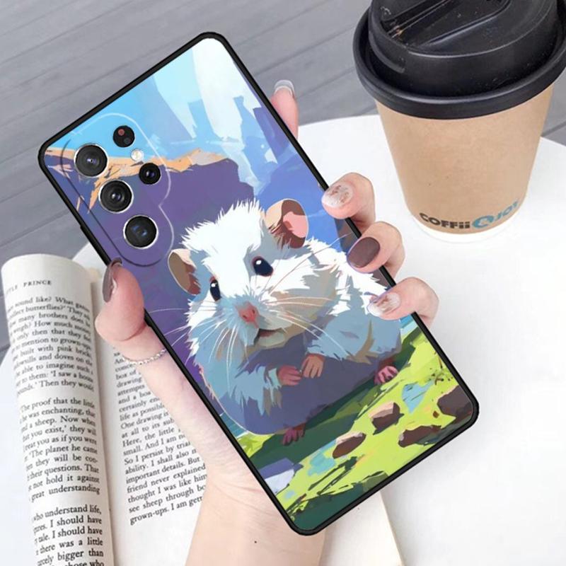 Hamster Kunst Handyhülle Cover Für Samsung Galaxy S24 S25 Ultra S21 S22 Ultra S10E Note 10 Plus Note 20 FE S23