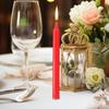 Survival Candles 10Pcs/set Long Burning Unscented Candle Household Short Taper Candles for emergency disaster prevention