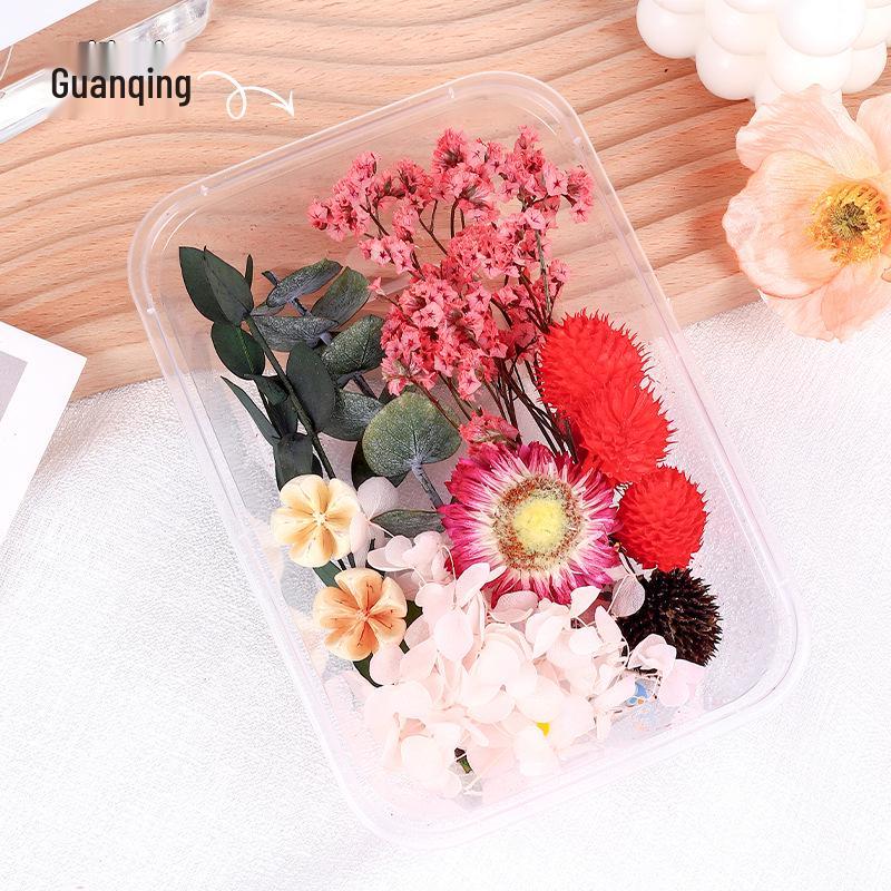 Eternal Dried Flower Photo Frame Decoration – Handmade Air-Dried Bouquet Ornament for March 8th