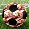 Soccer Ball Colorful Machine Stitched PVC Size 5 Team Training Competition Ready Durable High-Bounce Cool Sports Gift