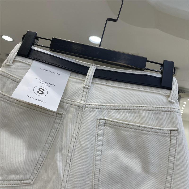 Chice Damen Koreanische High-Waist Lockere Jeans-Shorts - Lässiger Weiter Bein Sommer Stil