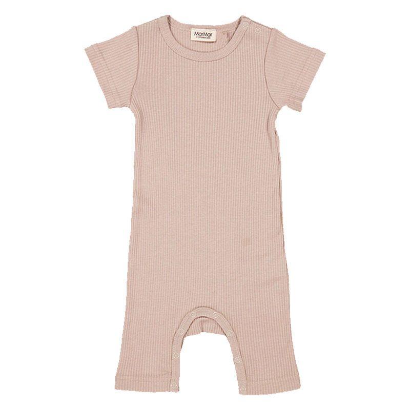 Lullaby London Infant and Toddler Soft Class a Modal Open-Button Short-Sleeved One-Piece Romper Bodysuit