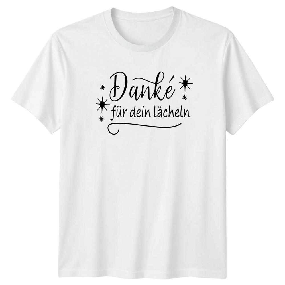 Danke Fr Dein Lcheln TShirt Smile Positivity Gratitude Gift For Him And Her S