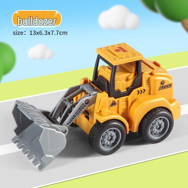 Children's Educational Inertial Excavator Toy Car Model