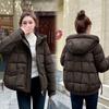 Large size short cotton-padded clothes for women's winter new casual plus fat plus bread loose cotton-padded jacket