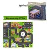 English City Traffic Play Mat: Anti-Wrinkle Firefighter Scene for Kids’ Cars