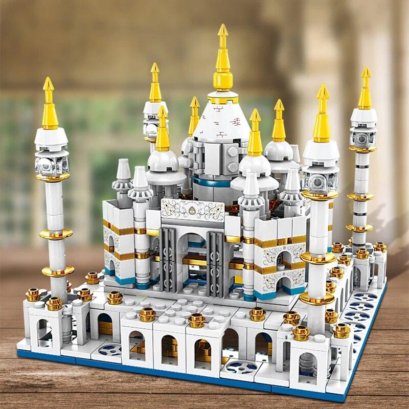 651PCS Taj Mahal Model Building Blocks World Famous Attraction Assemble Bricks Creative Bedroom Decoration Kids Christmas Gifts