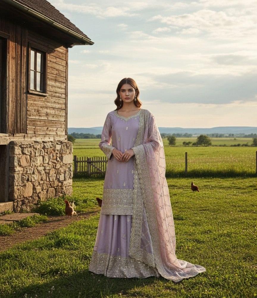 Krásná dámská souprava Salwar Kameez s palazzo kalhotami, připravená k nošení, indický Bollywood Salwar Suit šaty